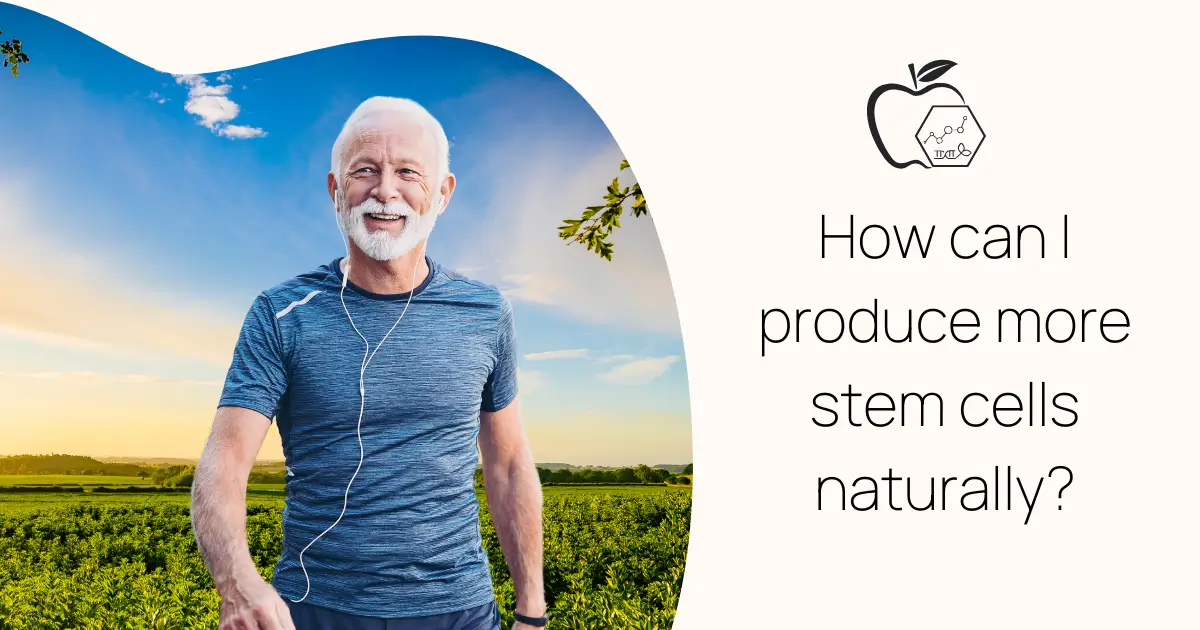 How can I produce more stem cells naturally?